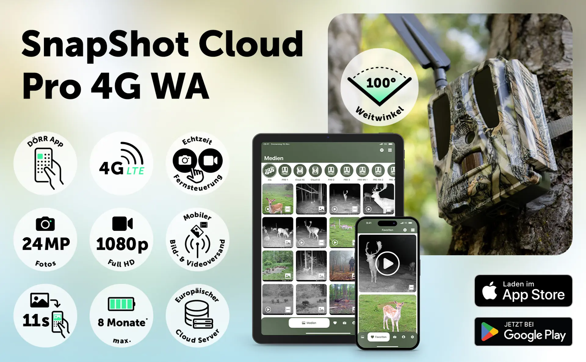 Dörr Überwachungskamera SnapShot Cloud Pro 4G WA