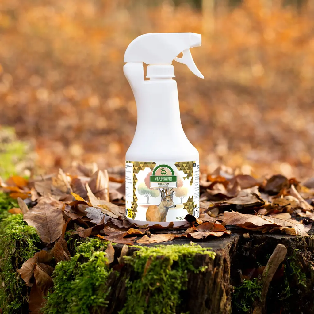 Weisskirchen Rehwildlockmittel (500 ml) im herbstlichen Revier