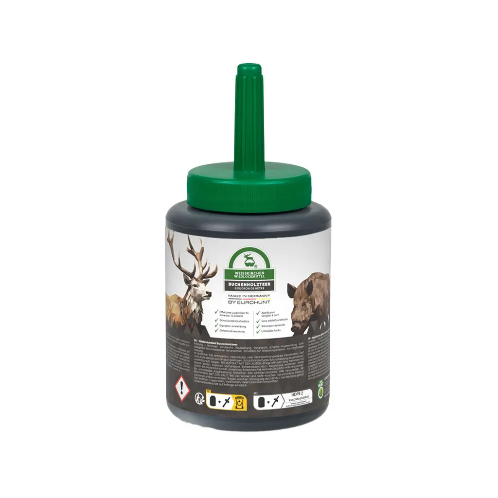 Weisskirchen Wildlockmittel Buchenholzteer 500 g mit Pinsel