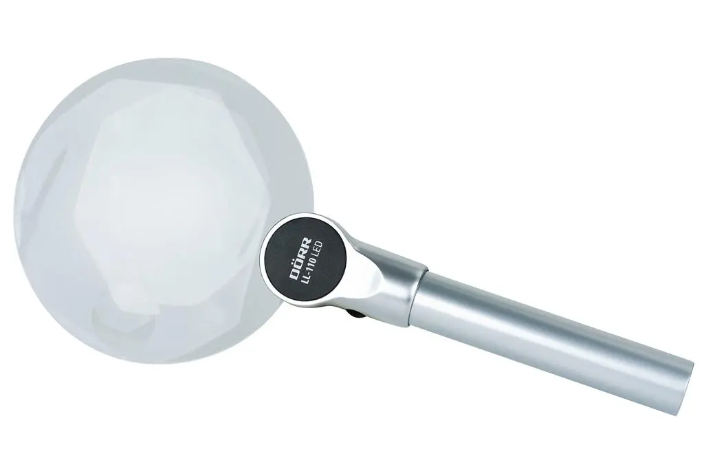Dörr LED Leuchtlupe LL-110 Alu silber