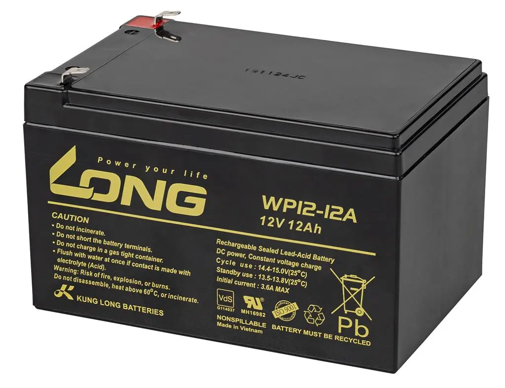 LONG Blei Akku 12V/12Ah für SnapShot 4G