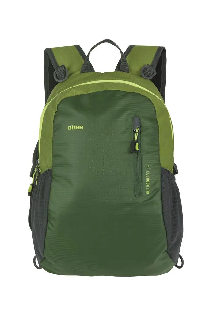 Rucksack Outdoor Pro 65 + Pro 15 grün