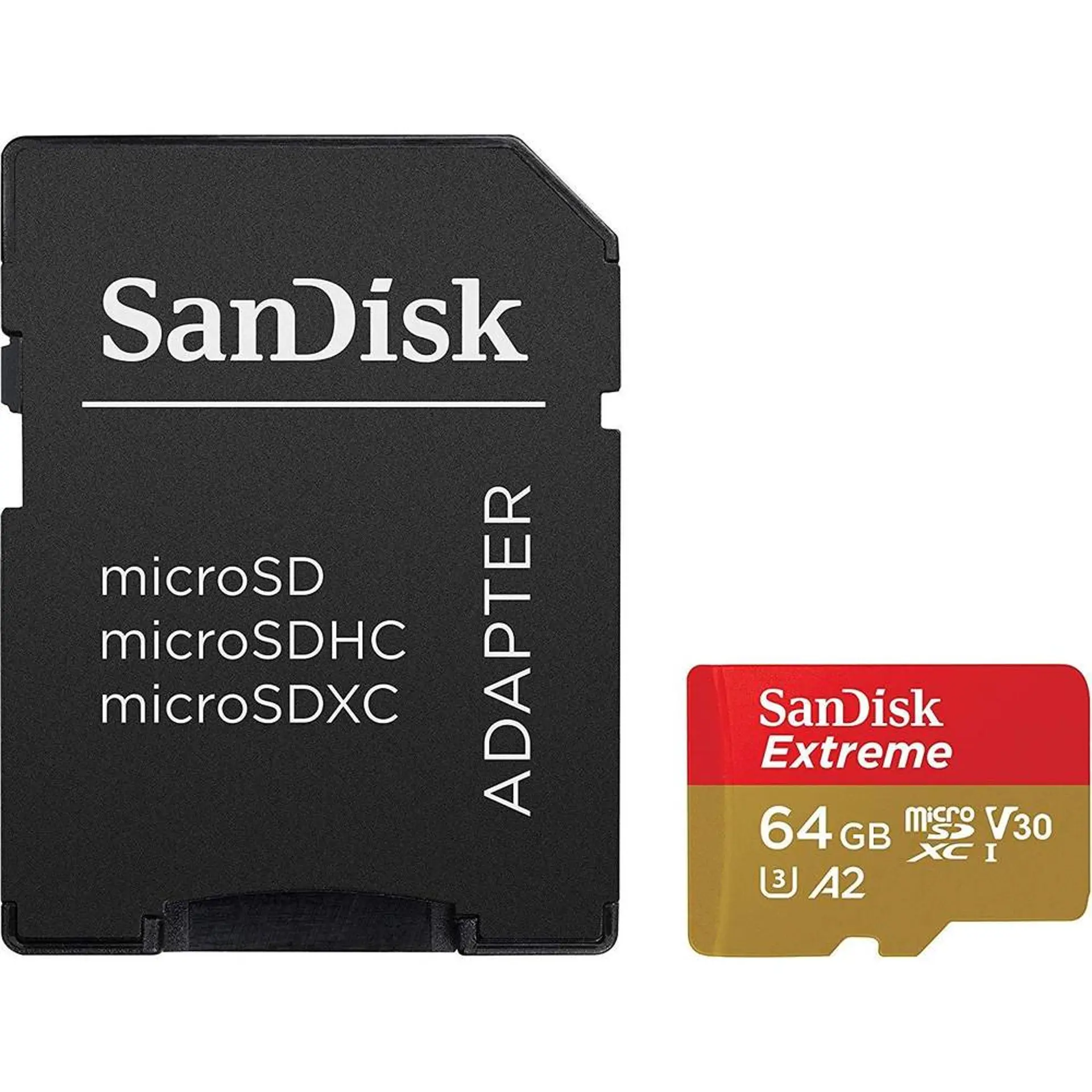 SanDisk microSDXC 64GB Extreme A2 C10 V30