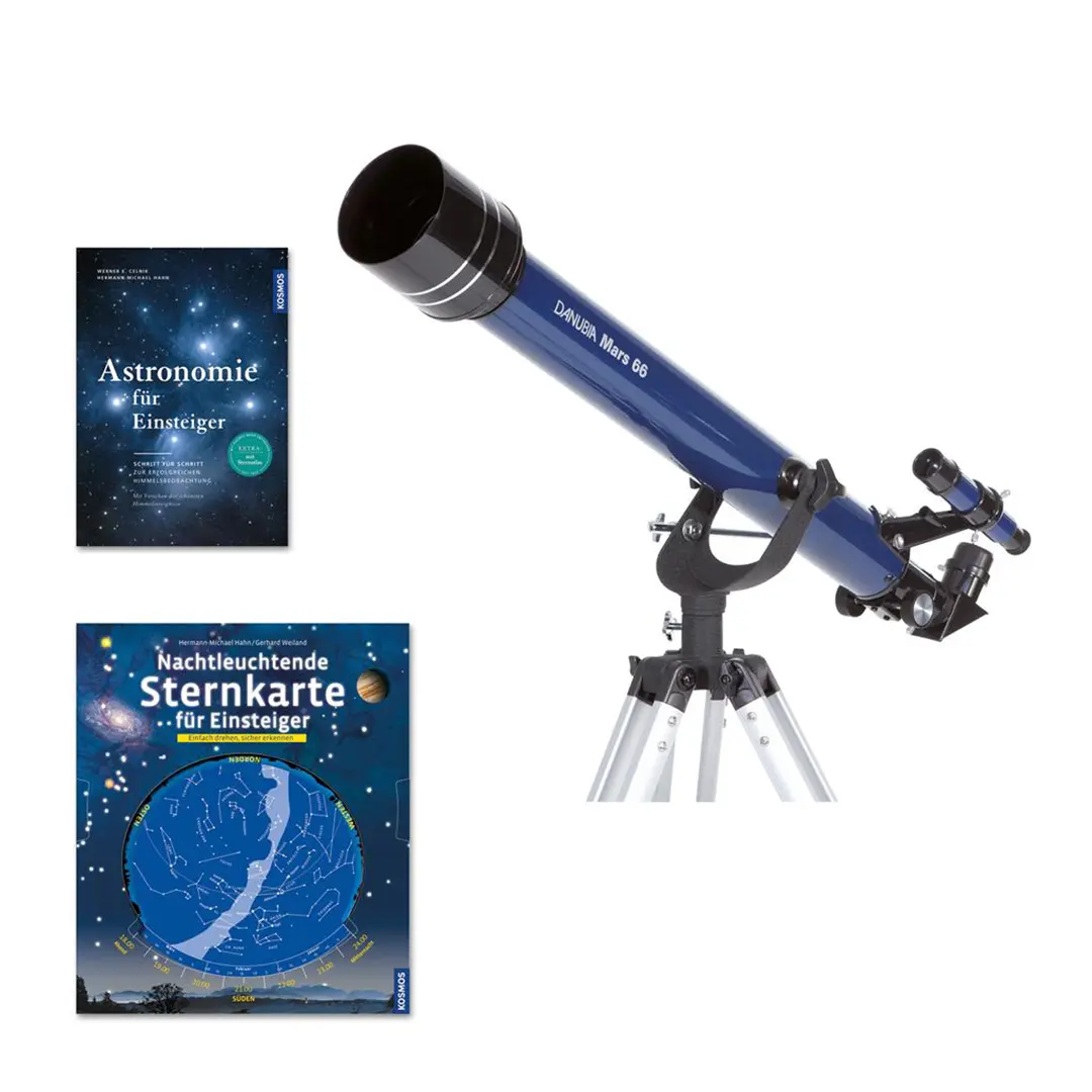 Danubia Linsenteleskop Mars 66 Bundle Edition