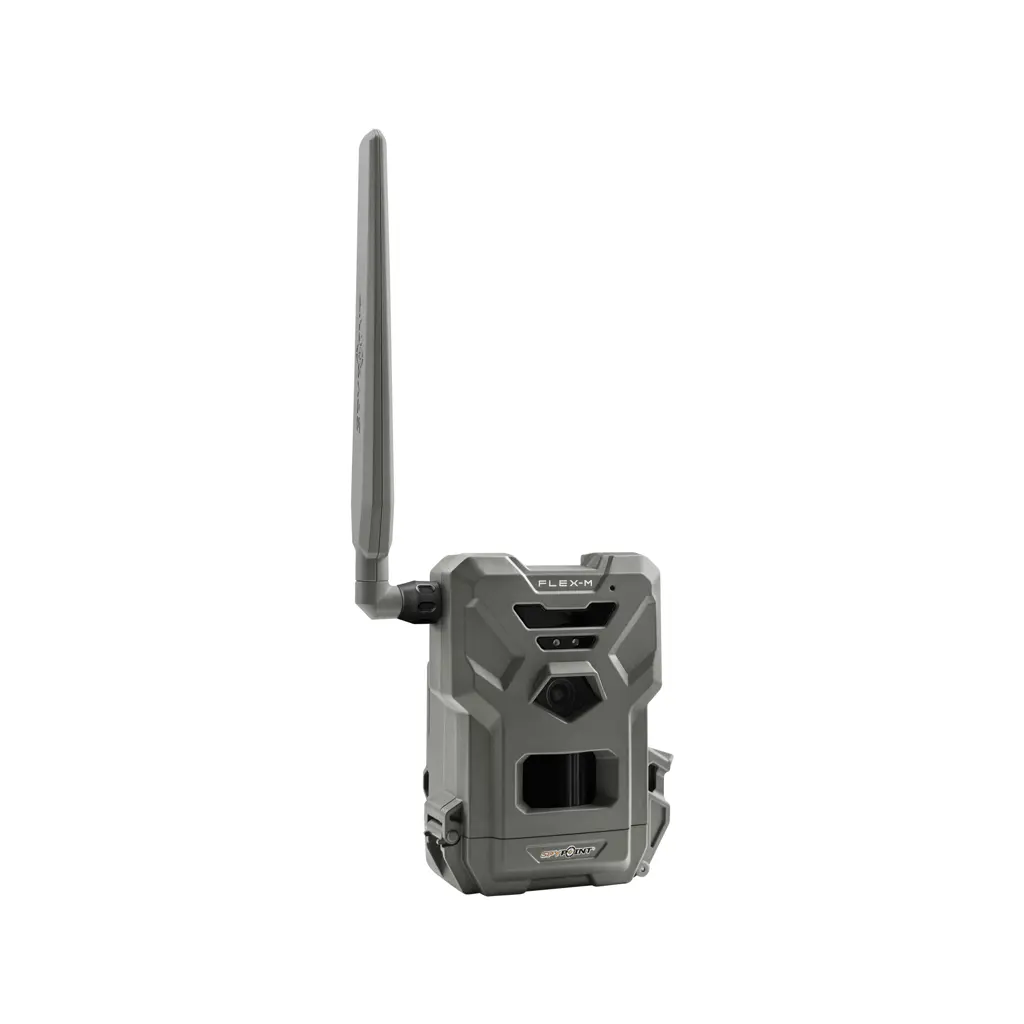 SPYPOINT FLEX-M Produktansicht der mobilen Wildkamera mit Antenne