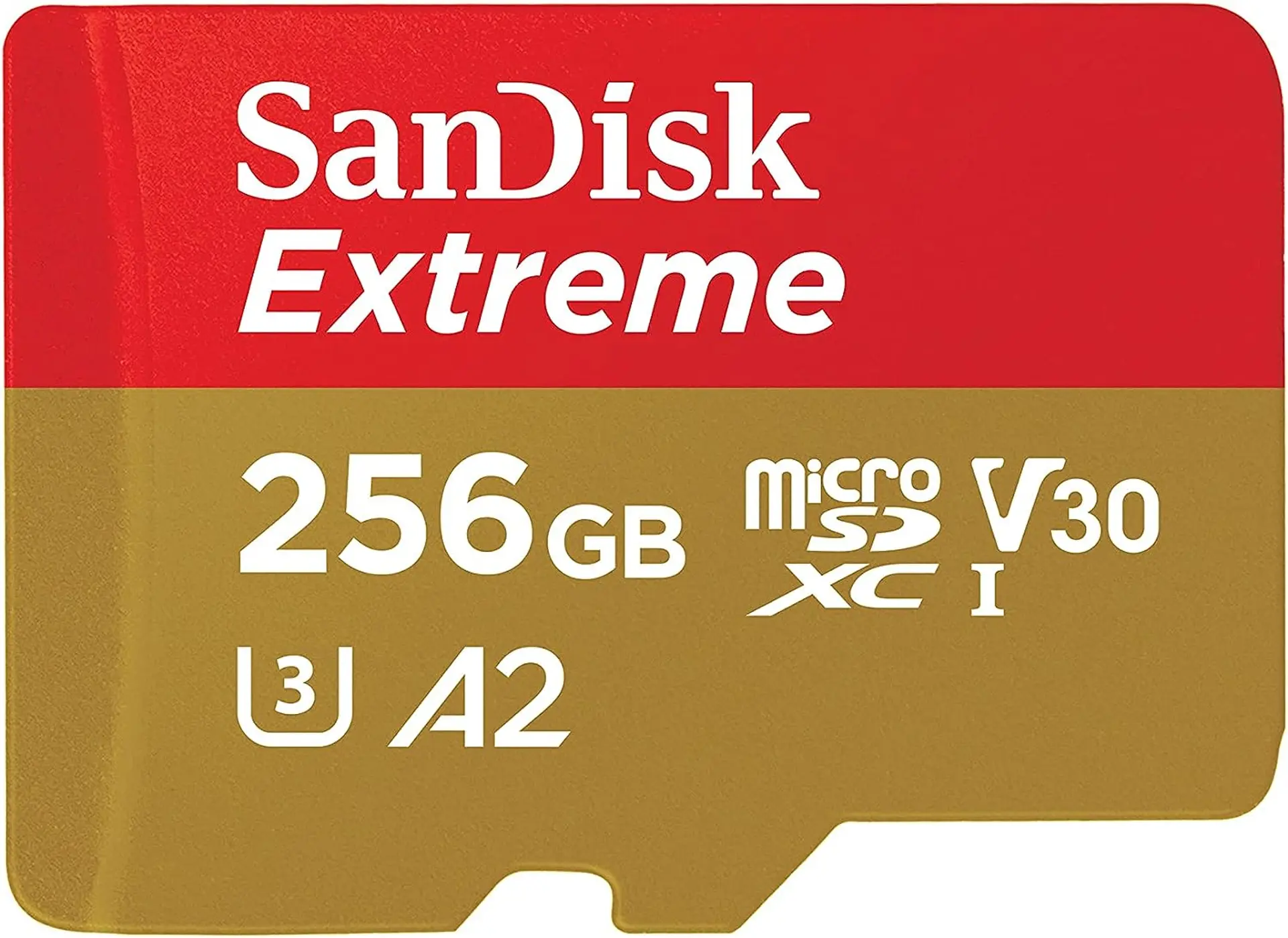 SanDisk microSDXC 256GB Extreme A2 C10 V30 UHS I U3