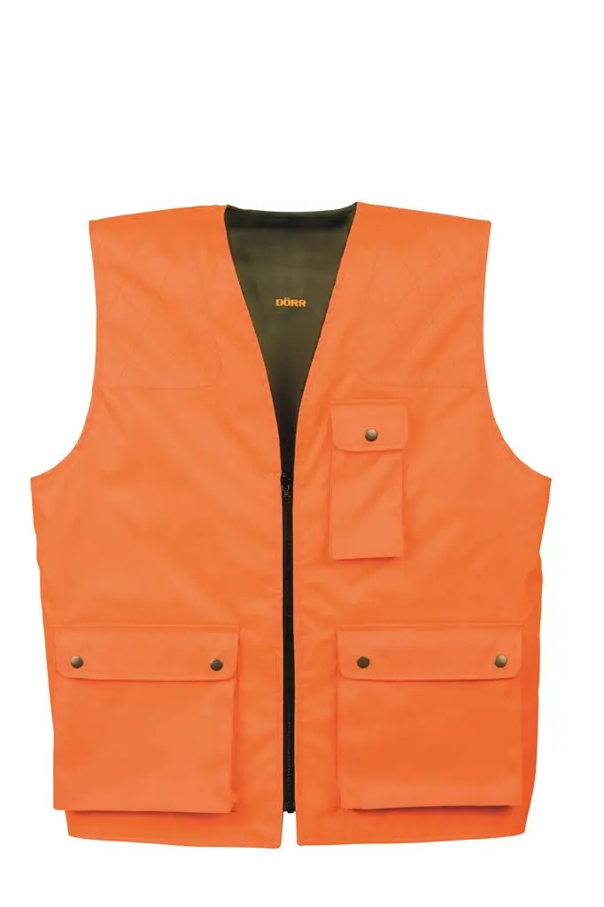 Dörr Wendeweste Orange/Olivgrün
