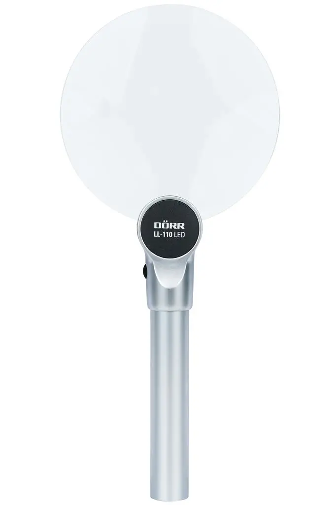Dörr LED Leuchtlupe LL-110 Alu silber