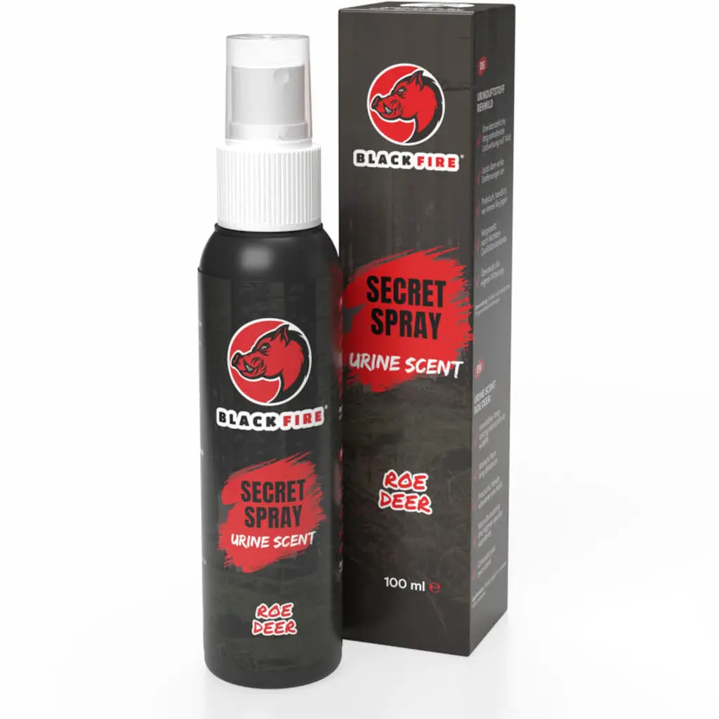BLACK FIRE Urine Scent ROE DEER Sprühflasche mit Verpackung