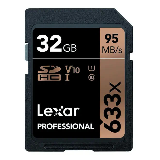 Lexar SDHC Professional 633x Speicherkarte 32GB