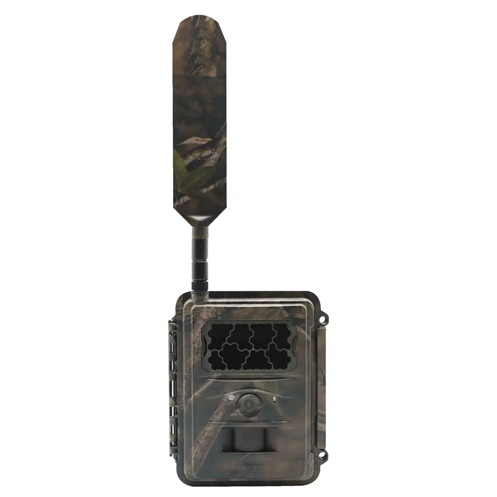 Vorderseite der SEISSIGER Base-Cam LTE SUPERSIM-Edition mit Antenne SEISSIGER Base-Cam LTE SUPERSIM-Edition – Frontansicht