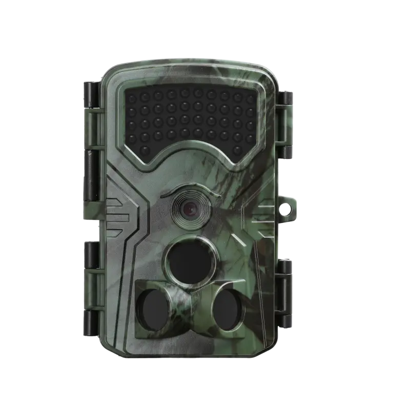 BRAUN Scouting Cam Black1300 WiFi Frontansicht mit Objektiv und PIR-Sensoren