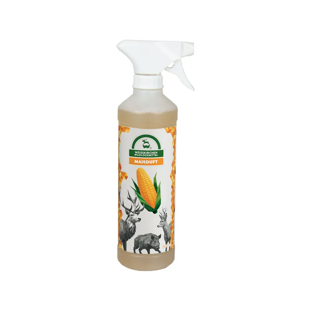 Weisskirchen Wildlockmittel Mais-Duft (500 ml) Produktflasche mit Sprühkopf