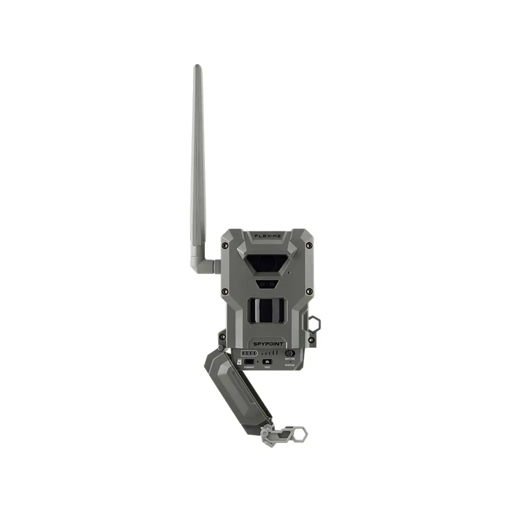 SPYPOINT FLEX-M2 TWIN-PACK Wildkameras | FLEX-M2 mit geöffnetem Batteriefach
