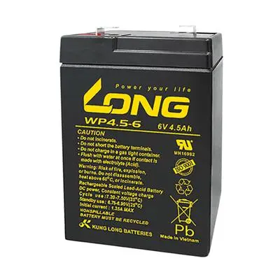 LONG Blei Akku 6V/4,5Ah für Wildkameras Futterstreuer