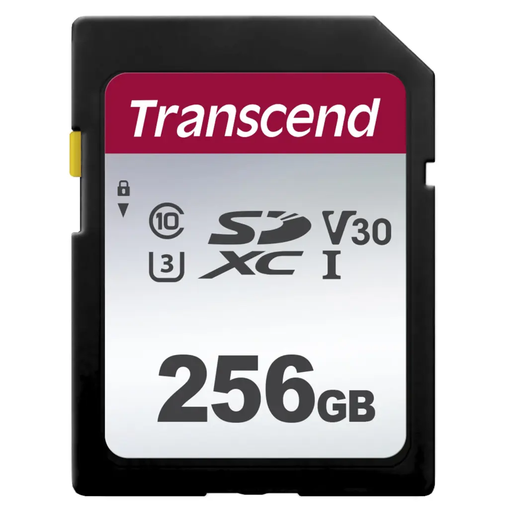 Transcend SDXC 300S 256GB Class 10 UHS-I U3 V30 Transcend SDXC 300S 256GB Class 10 UHS-I U3 V30