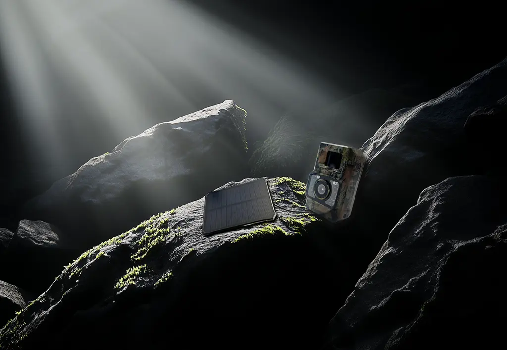 Berger & Schröter Wildkamera Mini 48 MP mit Solarpanel