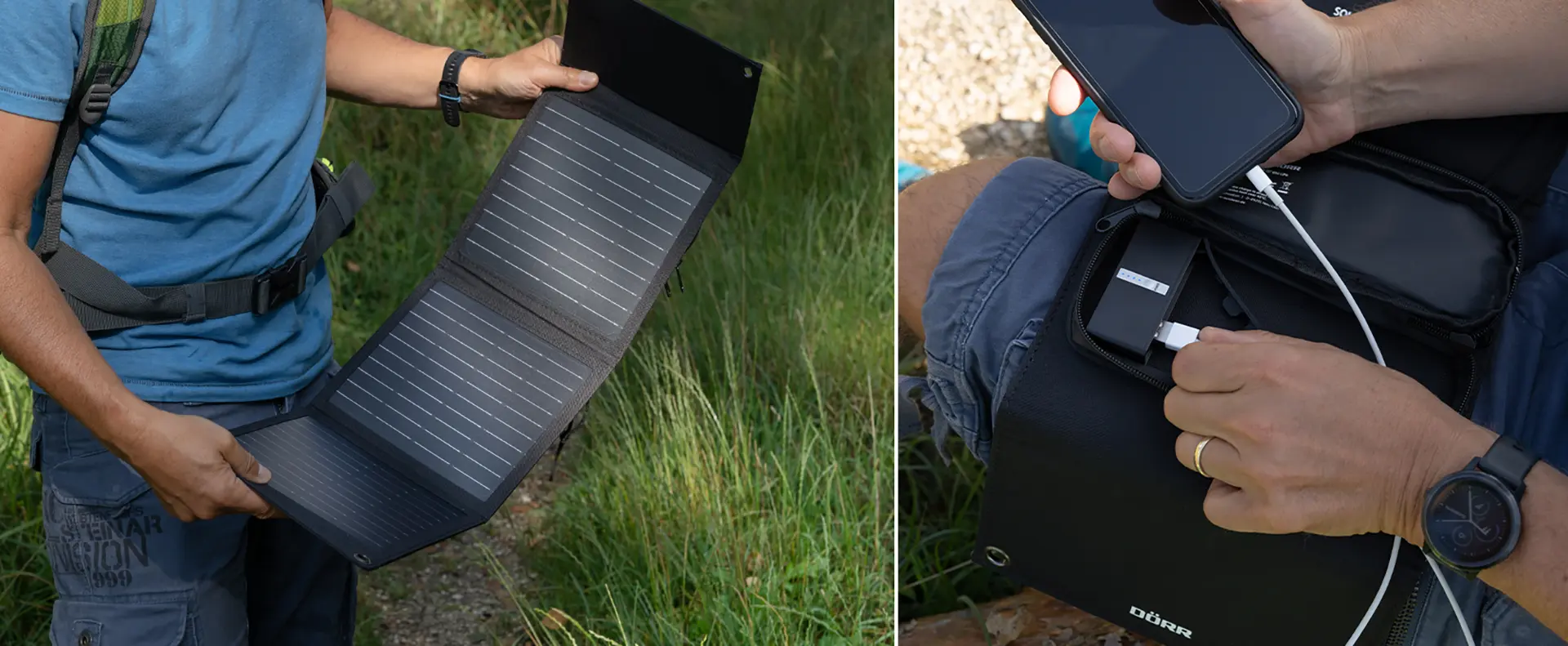 Dörr Solar Panel PB-10000 mAh 21W XL mit Powerbank