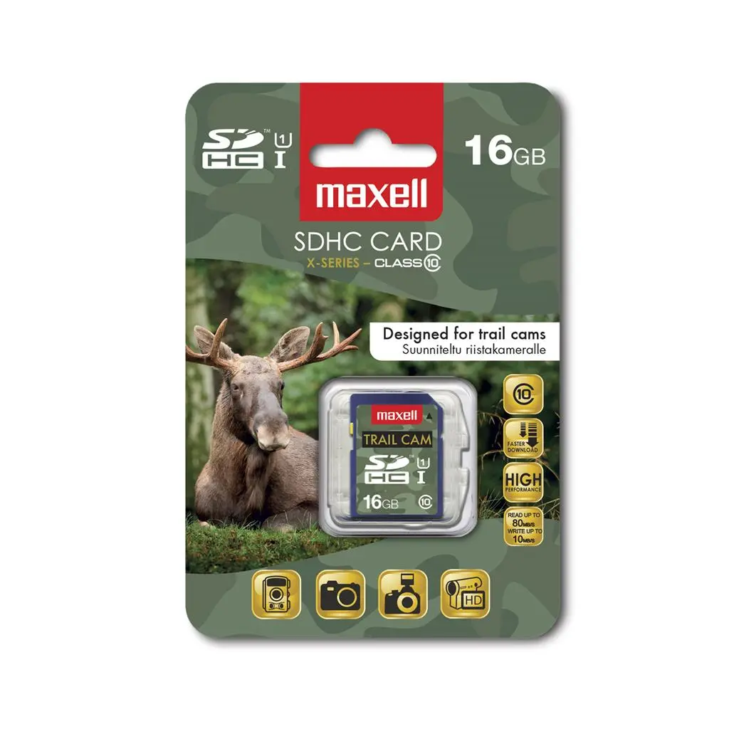 Maxell Speicherkarte TRAIL CAM SDHC 16GB