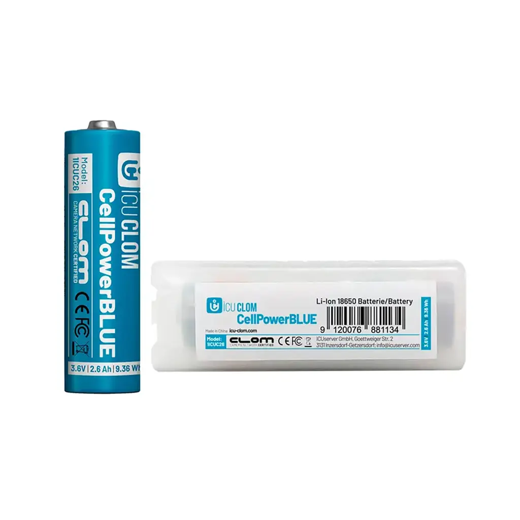 ICU CLOM CellPower Blue Akku 3,6V 2.6Ah ICU CLOM CellPower Blue Akku 3,6V 2.6Ah