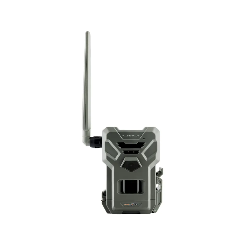 SPYPOINT FLEX-PLUS | Frontansicht mit Antenne
