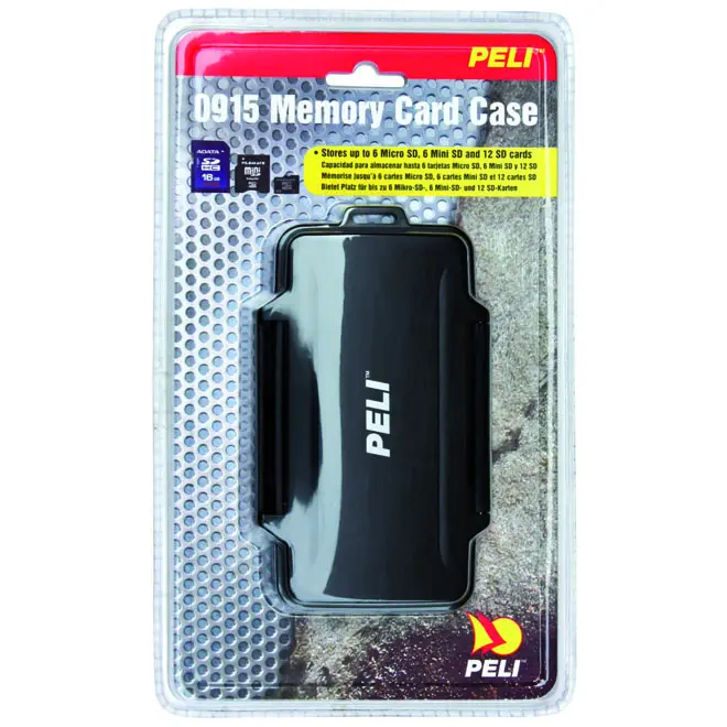PELI Speicherkarten Hard Case Mod. 0915 schwarz-SD