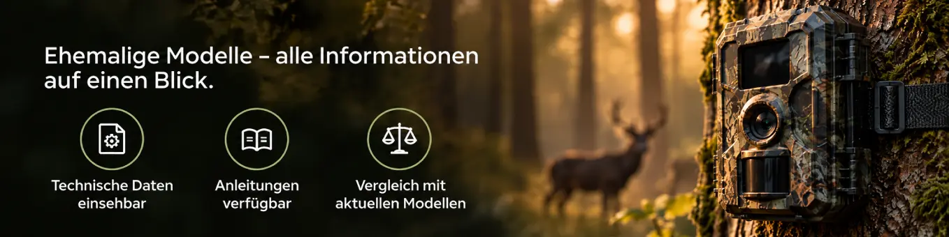Wildkamera-Archiv | Ehemalige Modelle