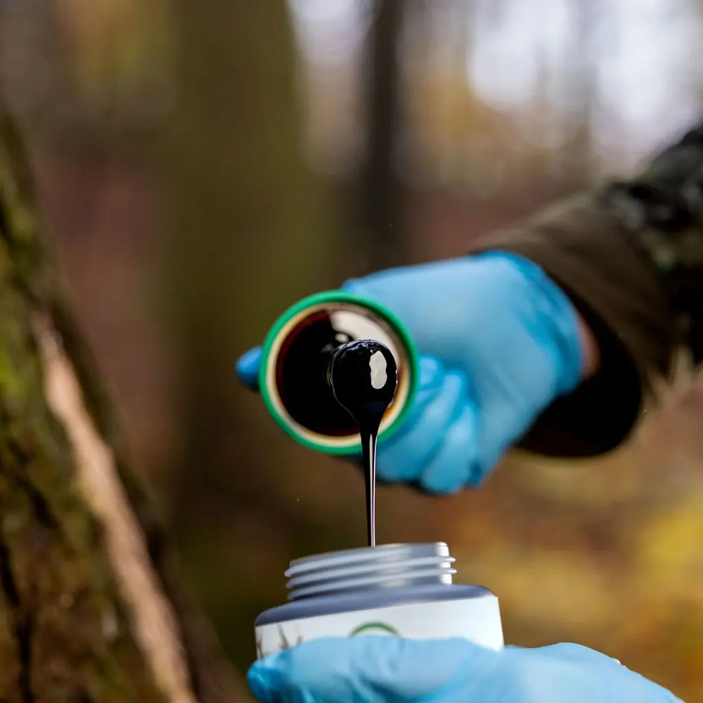 Weisskirchen Wildlockmittel Buchenholzteer 500 g mit Pinsel