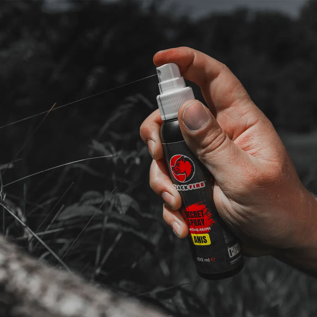 BLACK FIRE Secret Spray Anis 100 ml Sprühflasche in Nahaufnahme