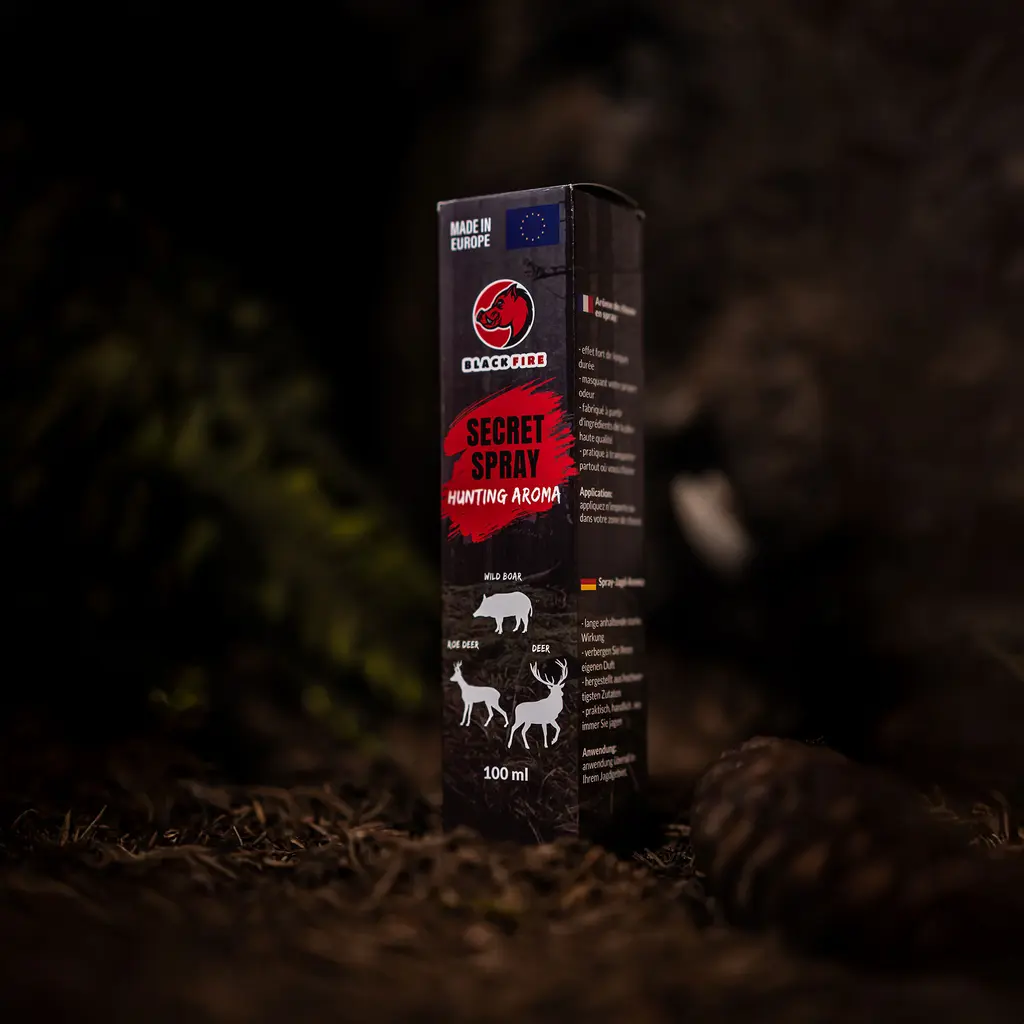 BLACK FIRE - Secret Spray Apple 100 ml Verpackung im Revier
