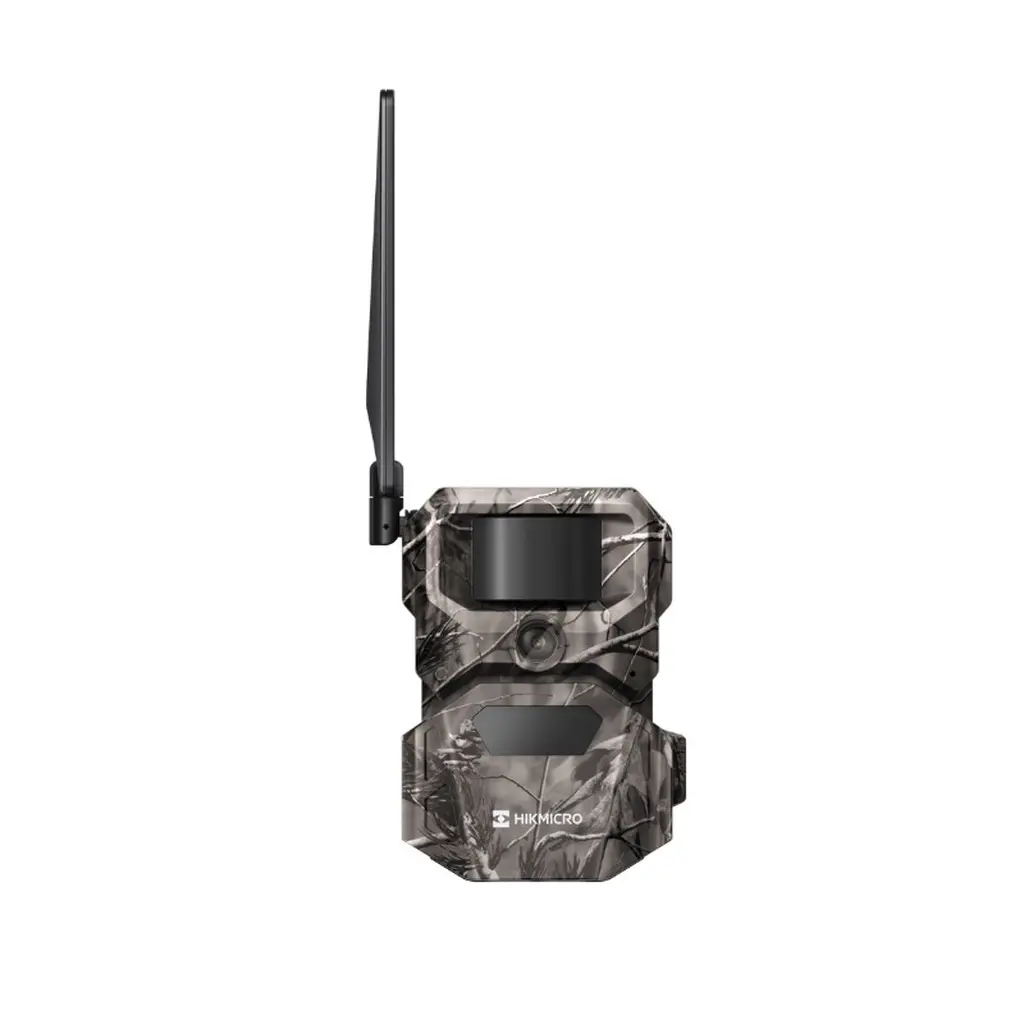 HIKMICRO Funk-Wildkamera T16 Frontansicht mit Antenne