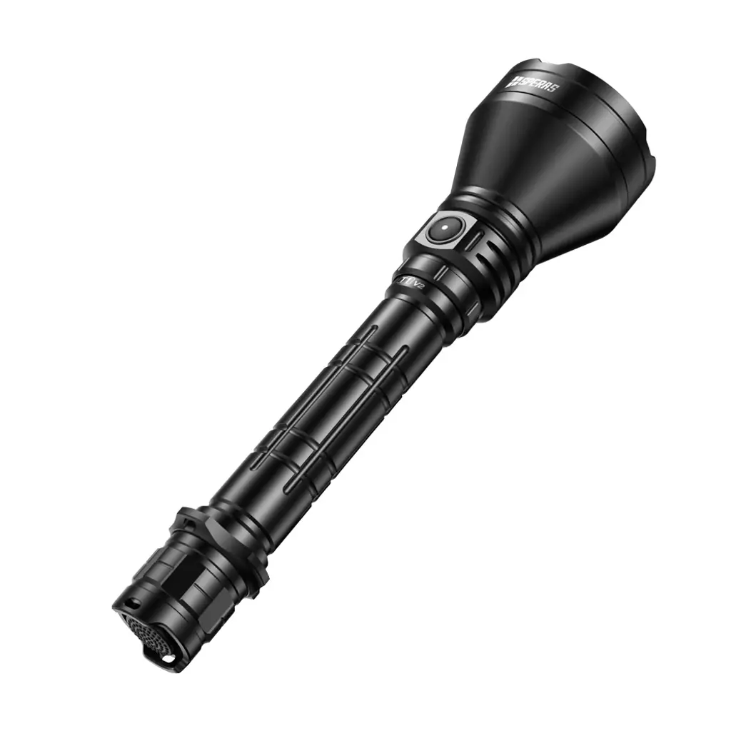 SPERAS T217 Taschenlampe schräge Produktansicht der LED-Taschenlampe