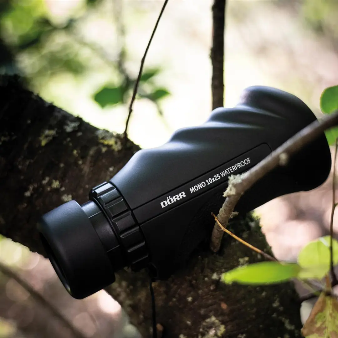 Dörr Monokular 10x25 wasserdicht schwarz