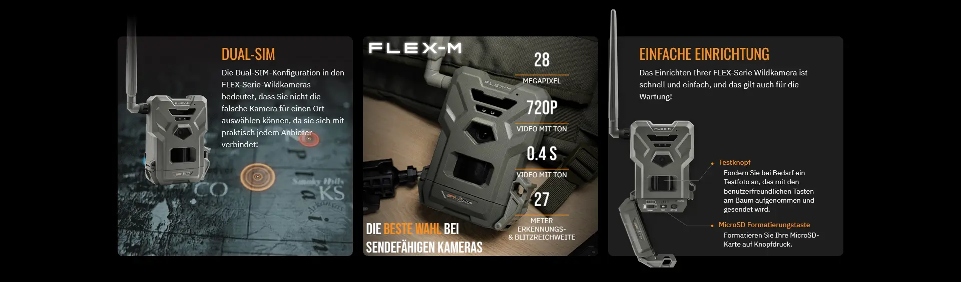 SPYPOINT FLEX-M | Der m&uuml;helose Einstieg in mobile Wildkameras