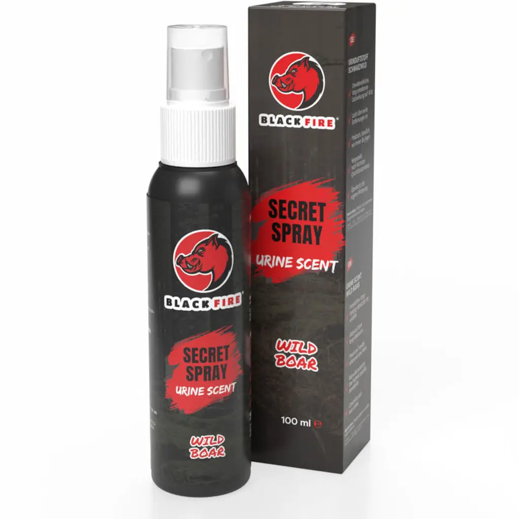 BLACK FIRE Urine Scent WILD BOAR Sprühflasche mit Verpackung