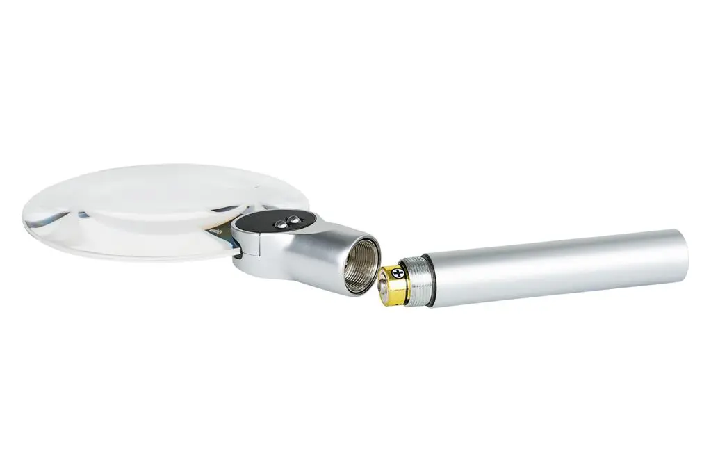 Dörr LED Leuchtlupe LL-110 Alu silber