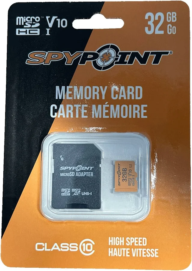 SPYPOINT Micro-SD 32GB Speicherkarte in Blisterverpackung