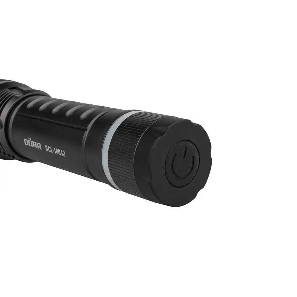 Dörr LED Zoom Taschenlampe SCL-18042 mit Ladestation