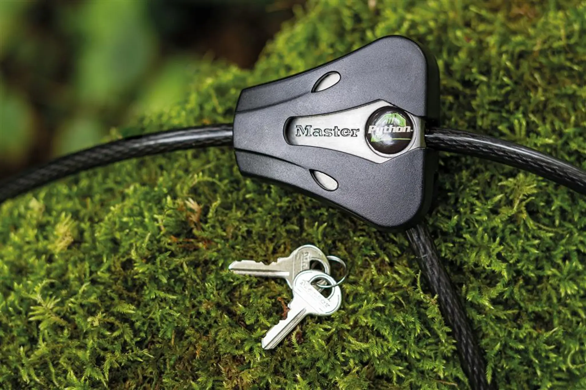 Master Lock Kabelschloss Python Schwarz