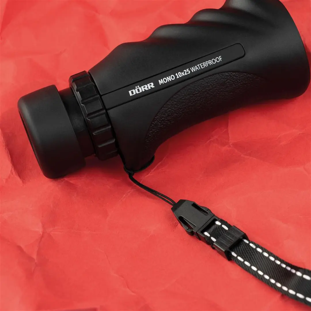 Dörr Monokular 10x25 wasserdicht schwarz
