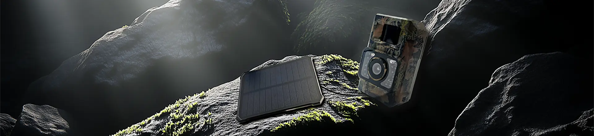 Berger & Schr&ouml;ter Wildkamera Mini 48 MP mit Solarpanel | Ultrakompakt & solarbetrieben