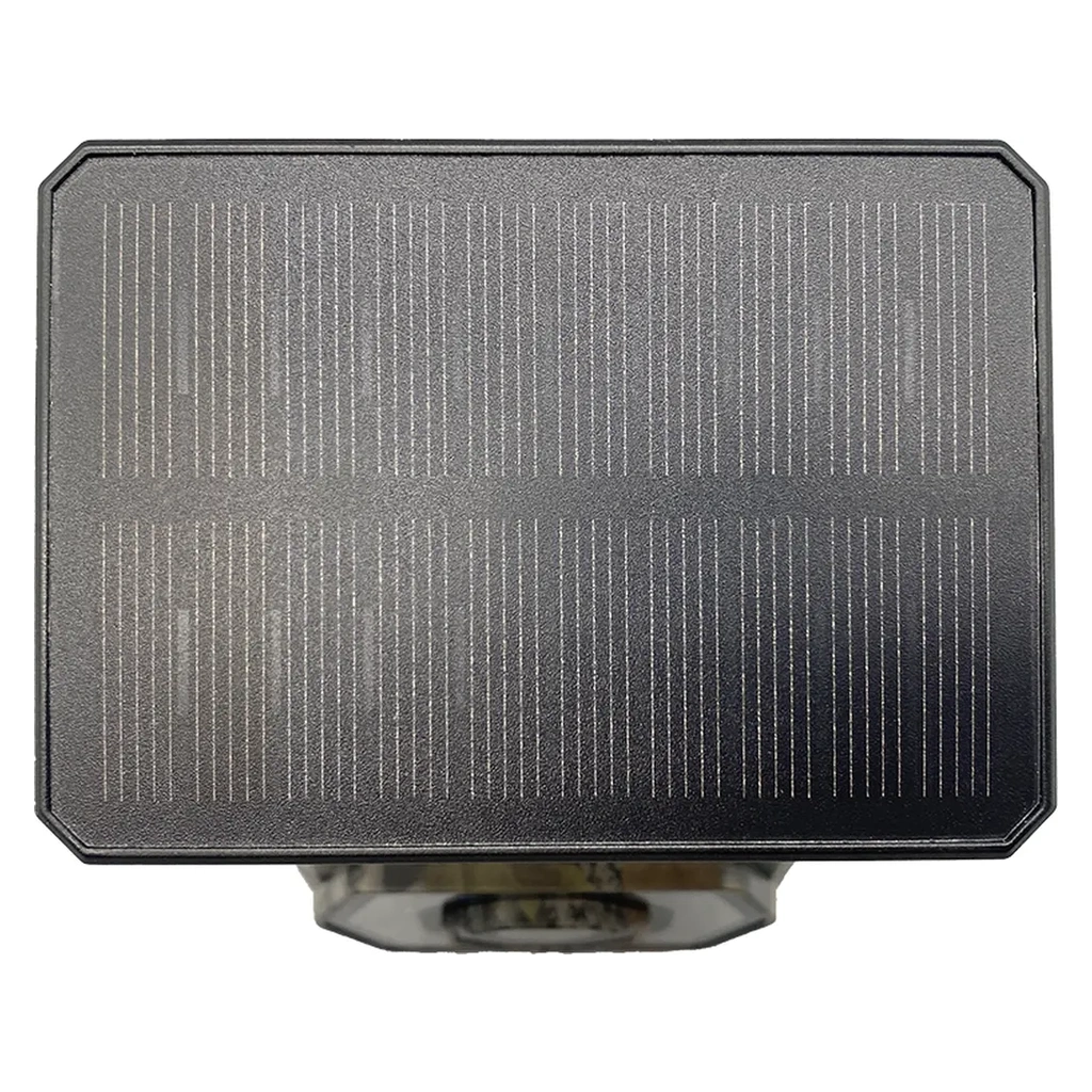 Berger & Schröter Mini WiFi Wildkamera 48 MP mit Solar Panel Detailansicht des Solarpanels