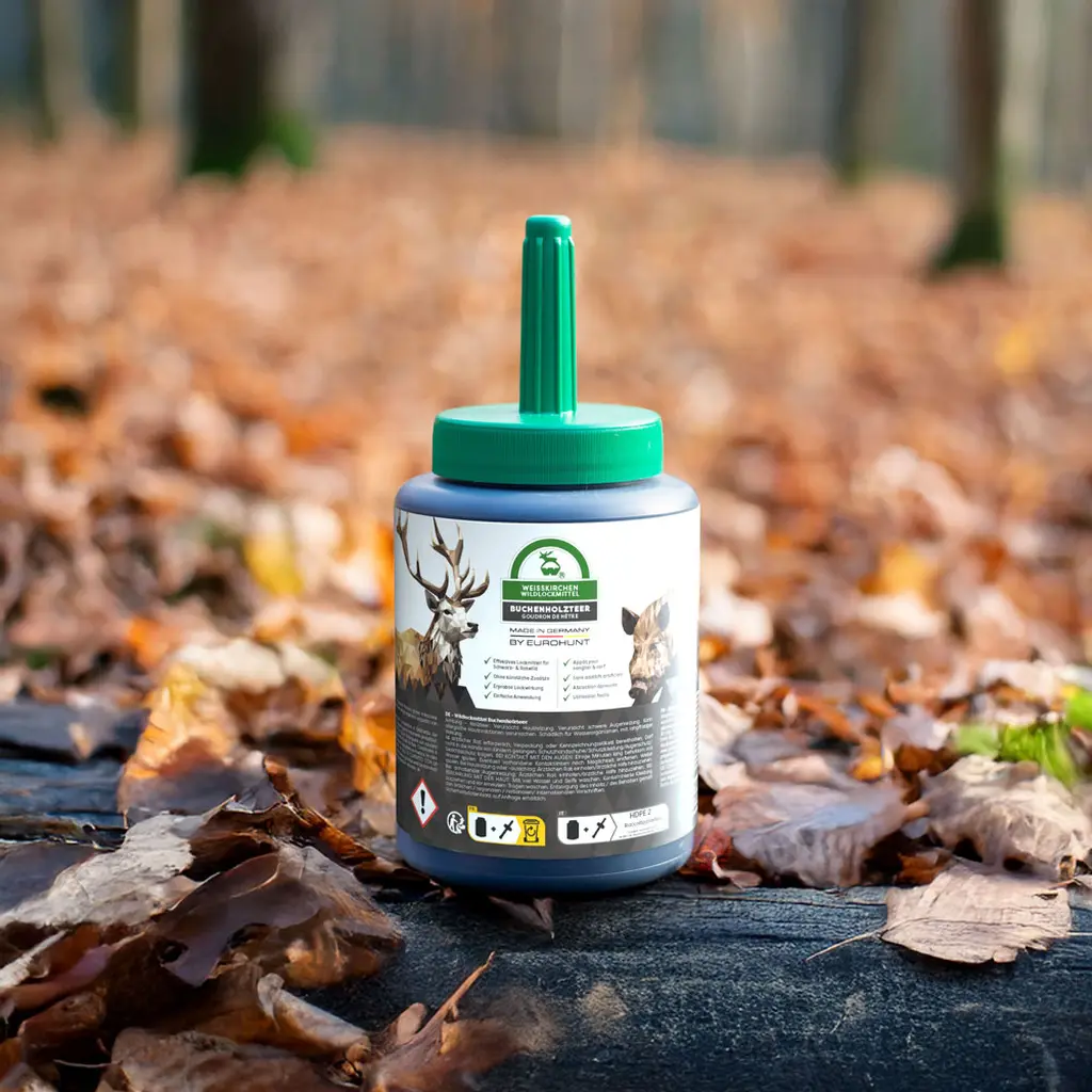 Weisskirchen Wildlockmittel Buchenholzteer 500 g mit Pinsel