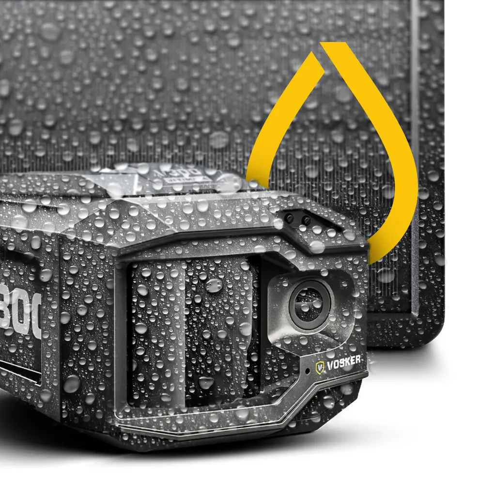 VOSKER V300 Ultimate Überwachungskamera mit Solar Power Bank und wetterbeständigem Gehäuse