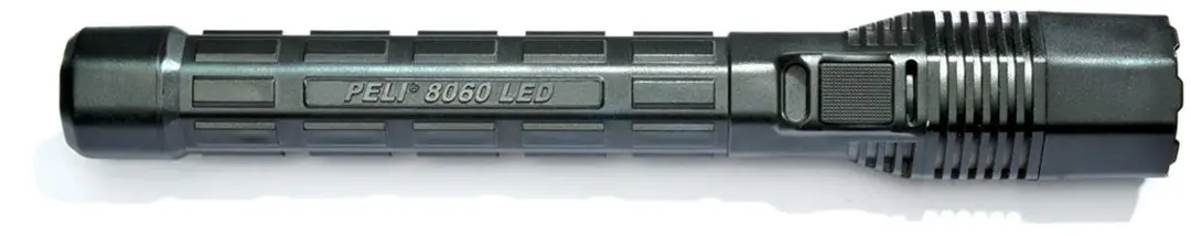 PELI LED Taschenlampe Mod. 8060AC schwarz + 4 C NiMH