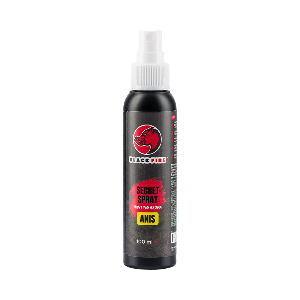 BLACK FIRE Secret Spray Anis 100 ml Produktflasche mit Sprühkopf