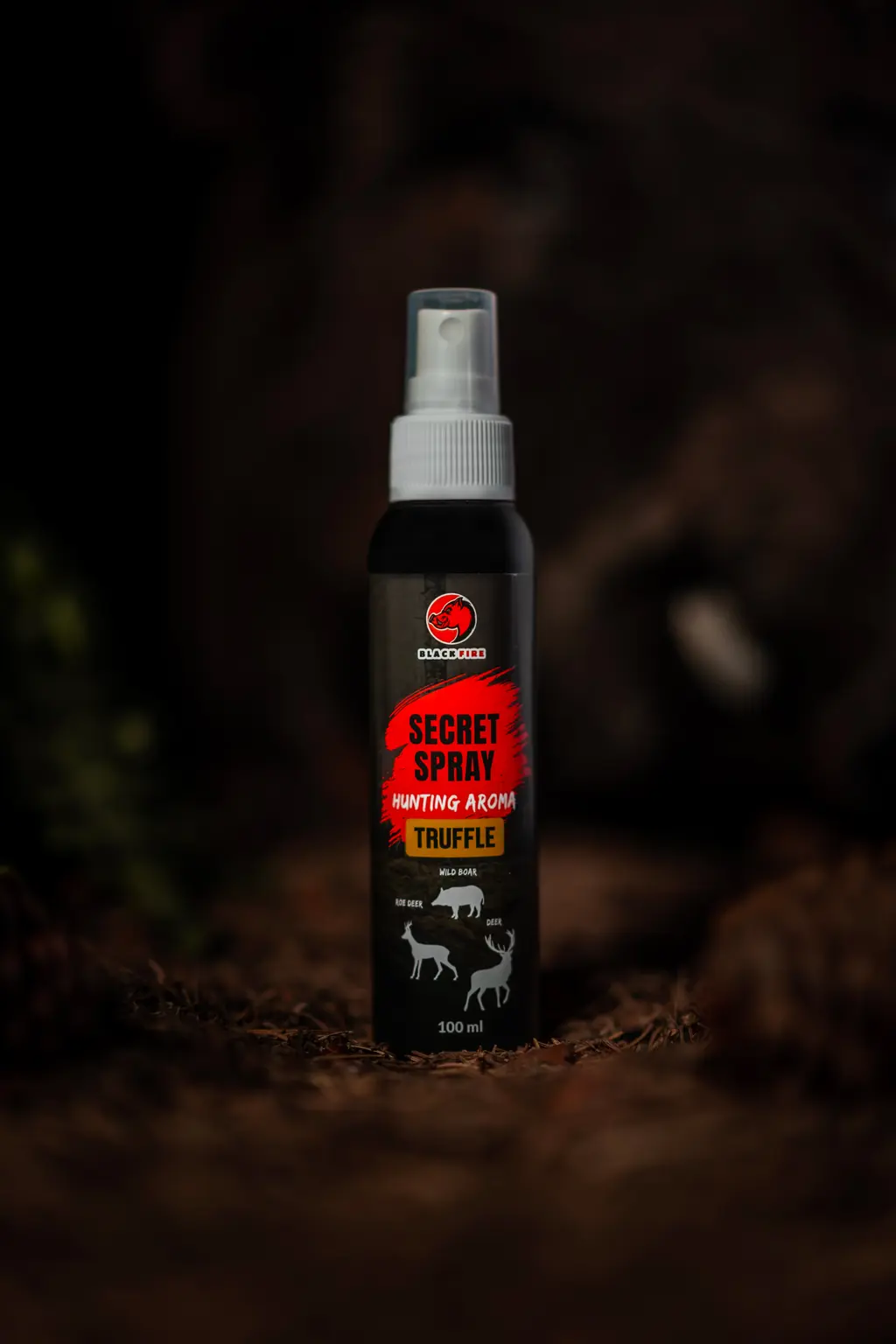 BLACK FIRE - Secret Spray Truffle 100 ml Sprühflasche in Frontansicht