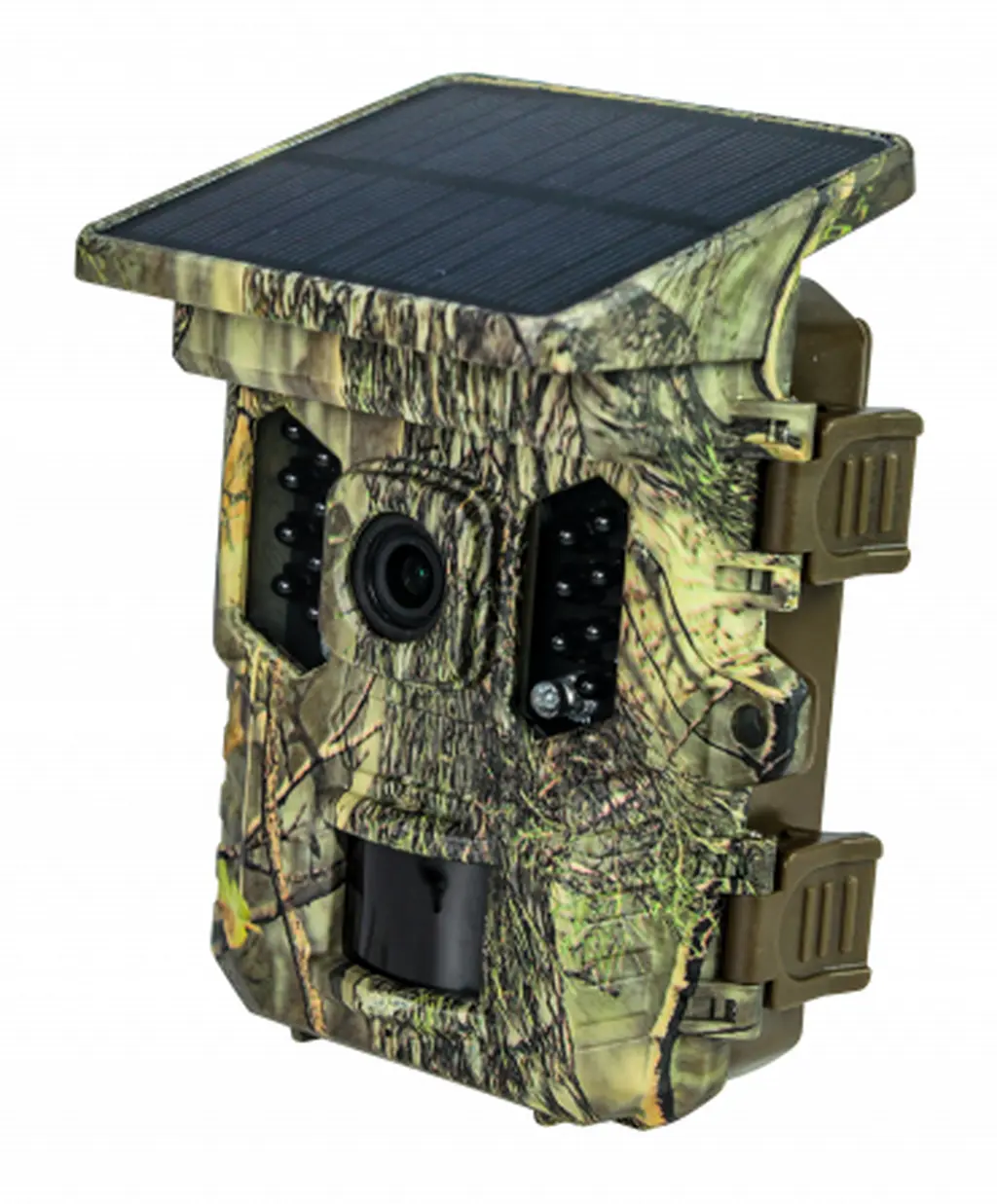 BRAUN Scouting Cam Black300 WiFi Solar 4K Mini in schräger Frontansicht von rechts