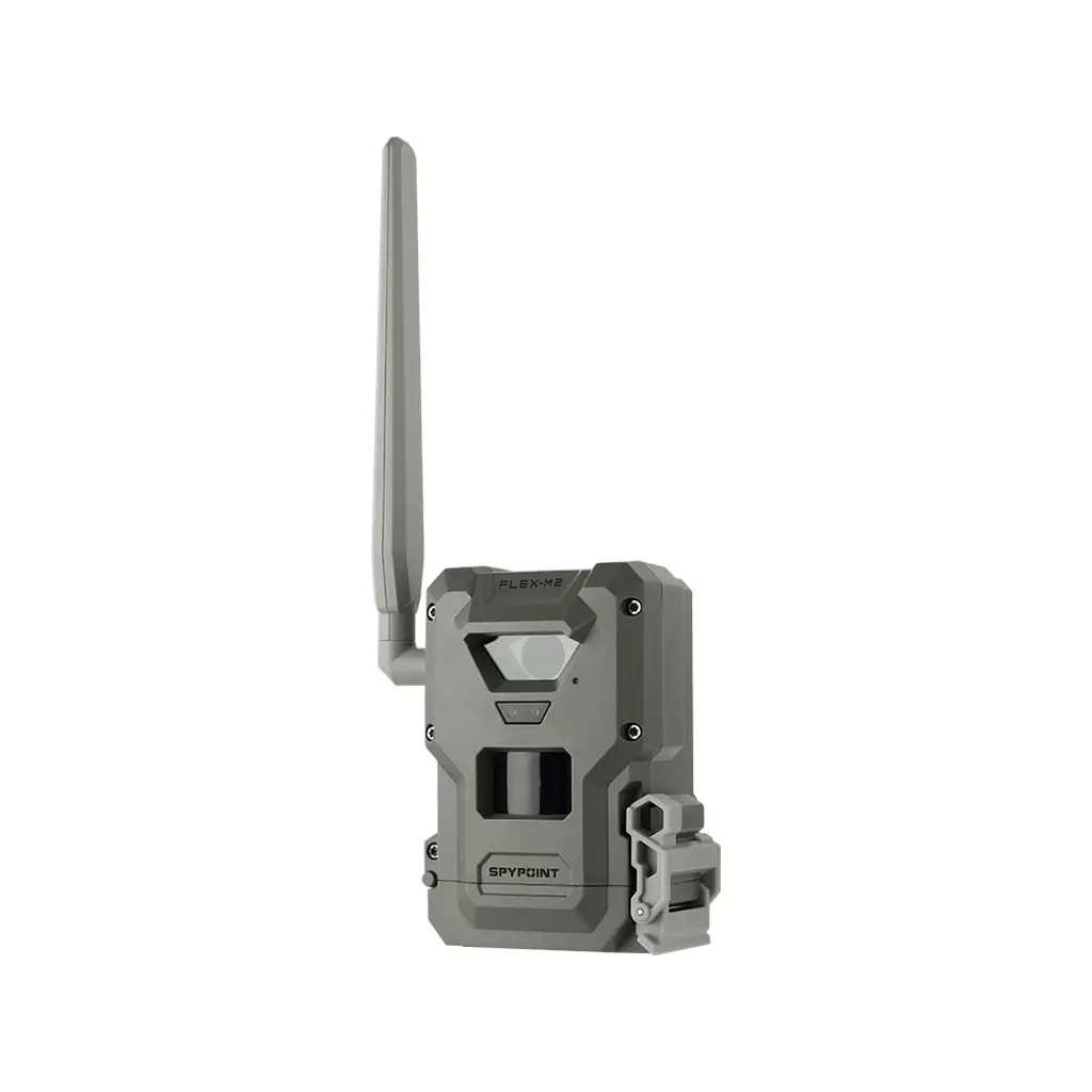 SPYPOINT FLEX-M2 TWIN-PACK Wildkameras | Front und Gehäuseseite einer FLEX-M2