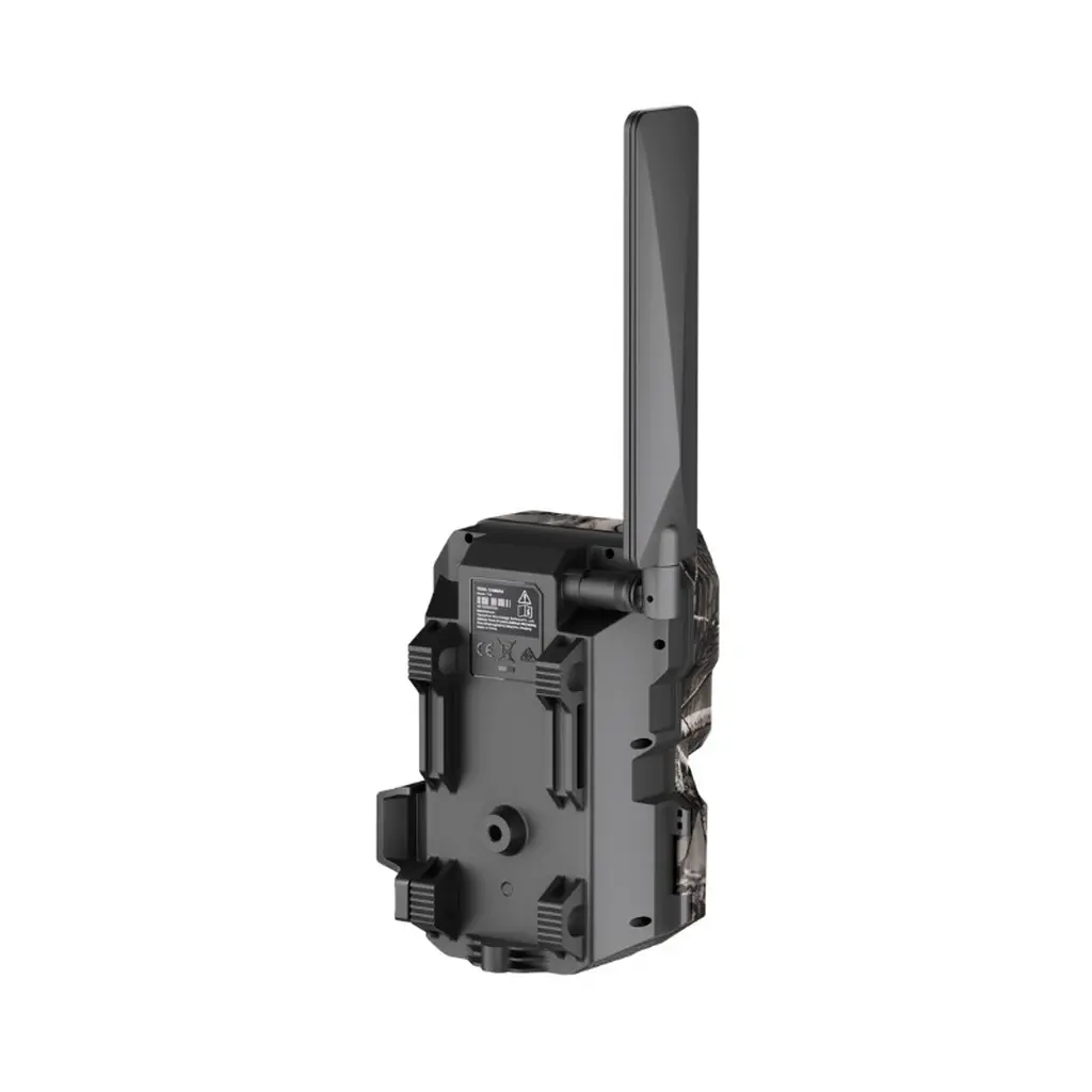 HIKMICRO Funk-Wildkamera T16 Rückansicht mit Antenne und Befestigungspunkten